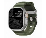 Pasek do smartwatchy Nomad Rocky Point Band Apple Watch 49/45/44/42mm natural/forest